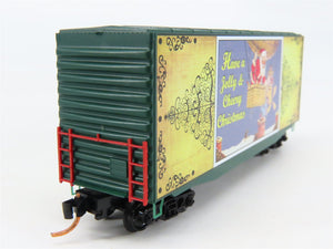 N Scale Micro-Trains MTL 10100818 Christmas Postcard Rooftop Delivery Box Car #8