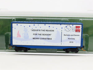 N Scale Micro-Trains MTL 10100803 Custom 2016 Christmas 40' Box Car #25.1