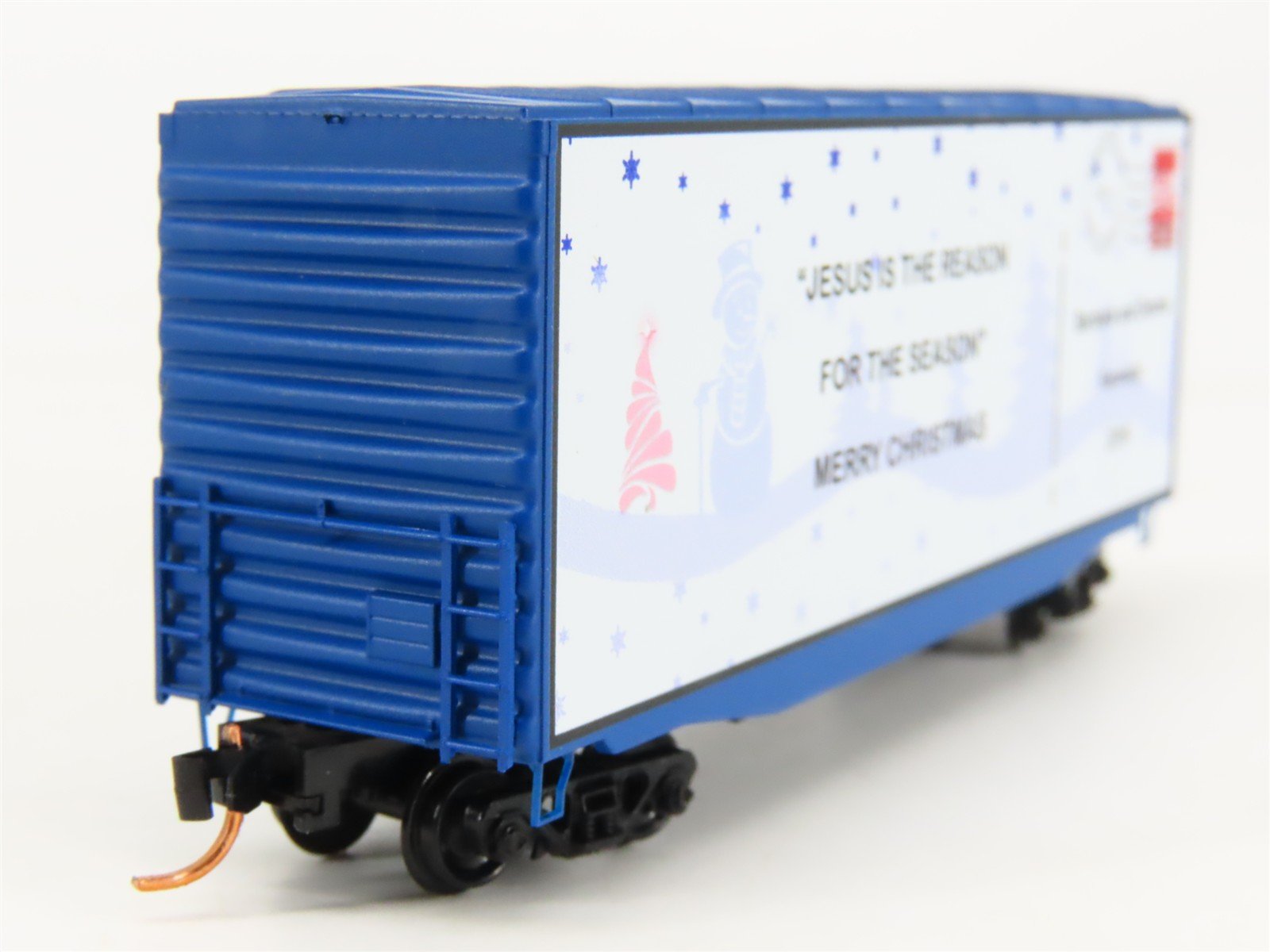 N Scale Micro-Trains MTL 10100803 Custom 2016 Christmas 40' Box Car #25.1