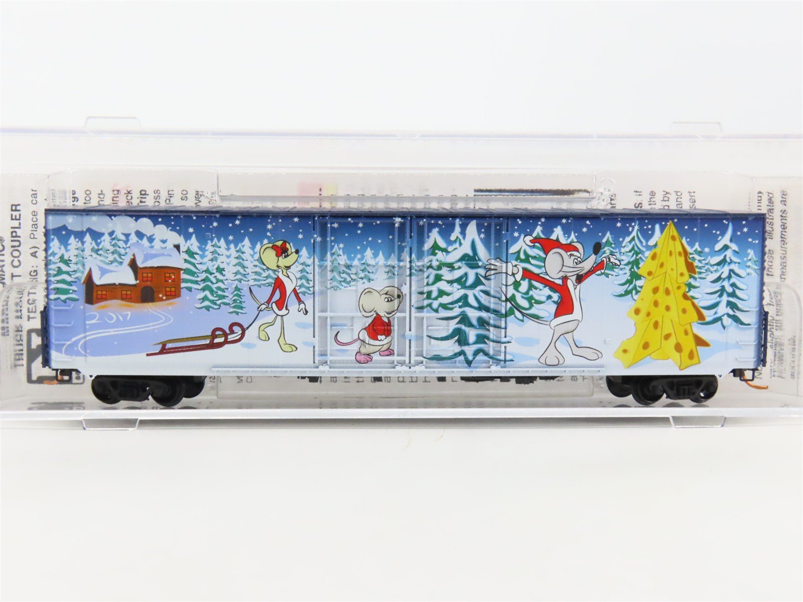 N Scale Micro-Trains MTL 10200130 Merry Christmas From Micro-Mouse Box Car #2017