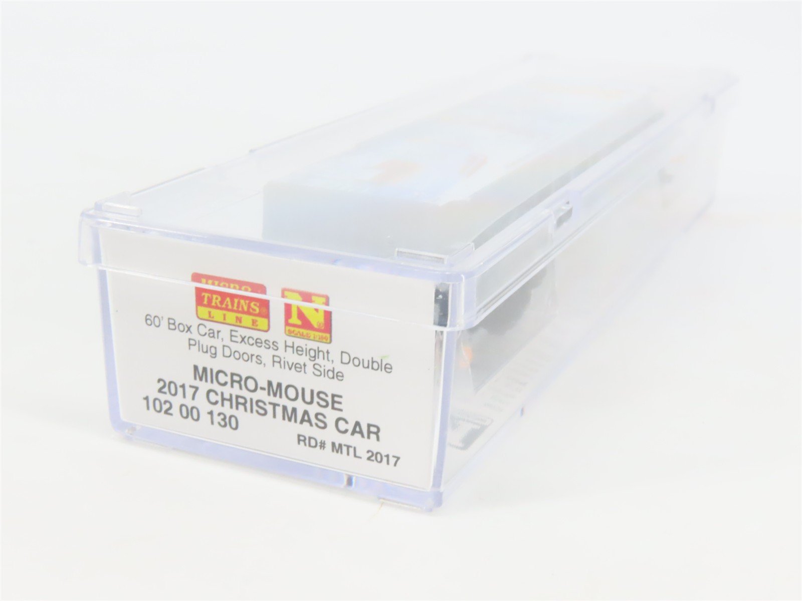 N Scale Micro-Trains MTL 10200130 Merry Christmas From Micro-Mouse Box Car #2017