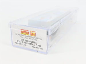 N Scale Micro-Trains MTL 10200130 Merry Christmas From Micro-Mouse Box Car #2017