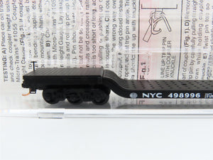 N Micro-Trains MTL 109020 NYC New York Central Heavyweight Flat Car #498996
