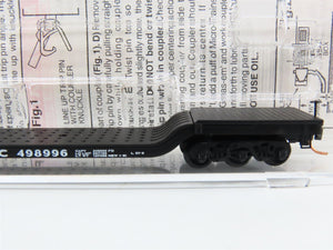 N Micro-Trains MTL 109020 NYC New York Central Heavyweight Flat Car #498996