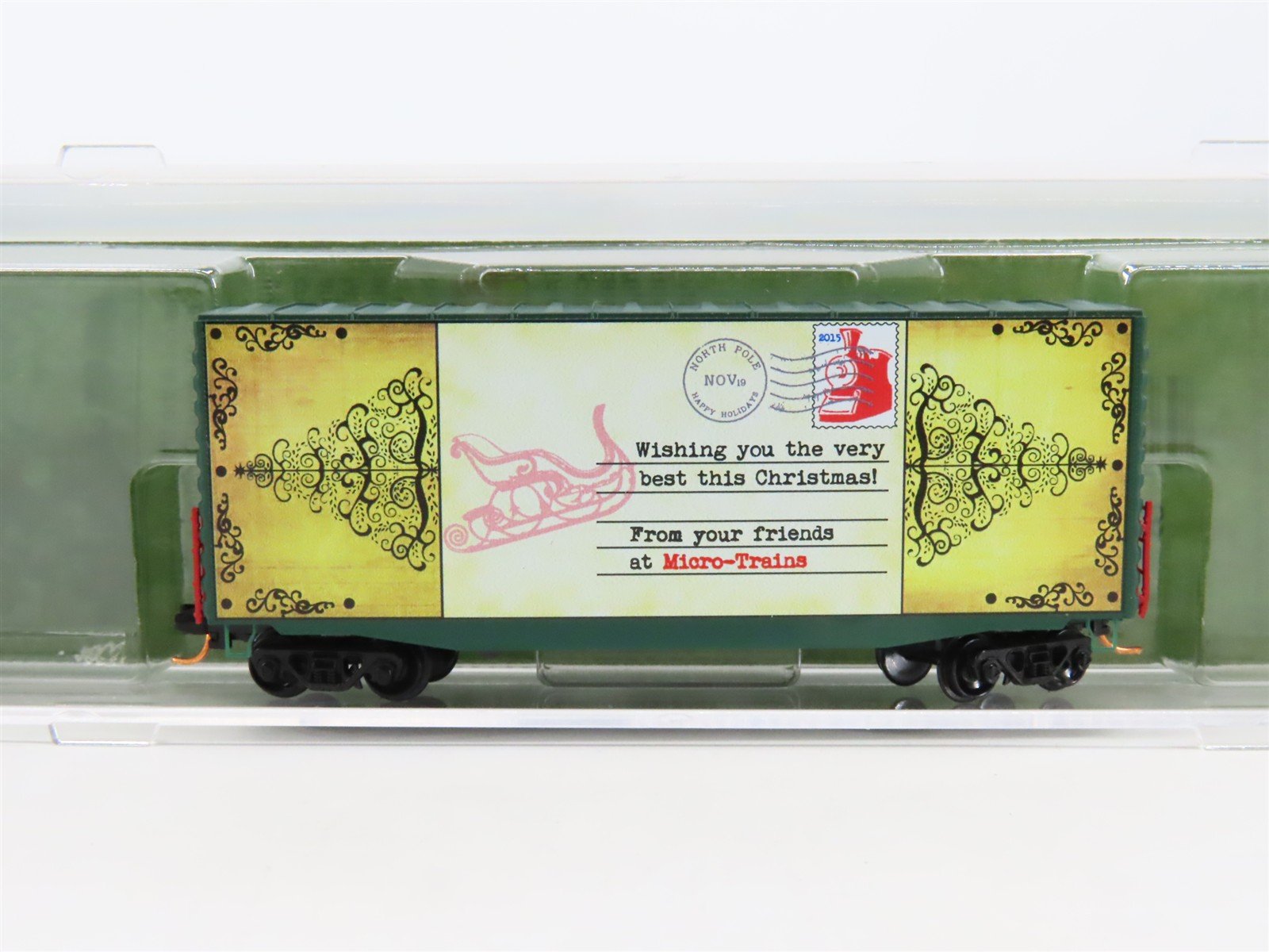 N Micro-Trains MTL 10100815 Vintage Christmas Postcard 