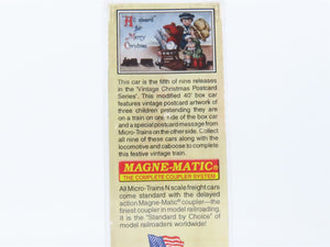 N Micro-Trains MTL 10100815 Vintage Christmas Postcard 