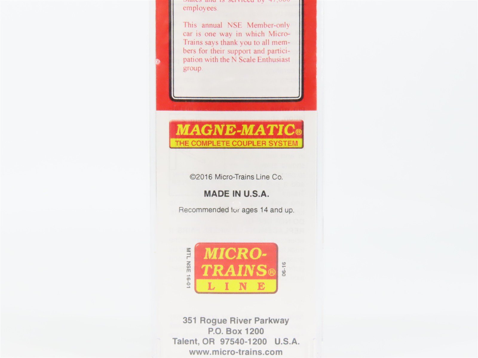 N Scale Micro-Trains MTL NSE 16-01 UP Union Pacific 3-Bay Covered Hopper #21416