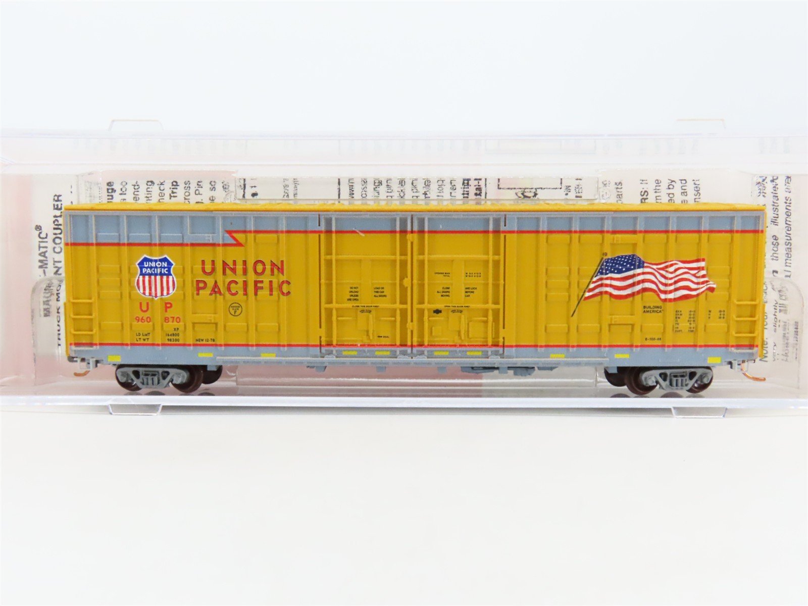 N Scale Micro-Trains MTL NSE 18-01 UP Union Pacific Railroad 60' Box Car #960870