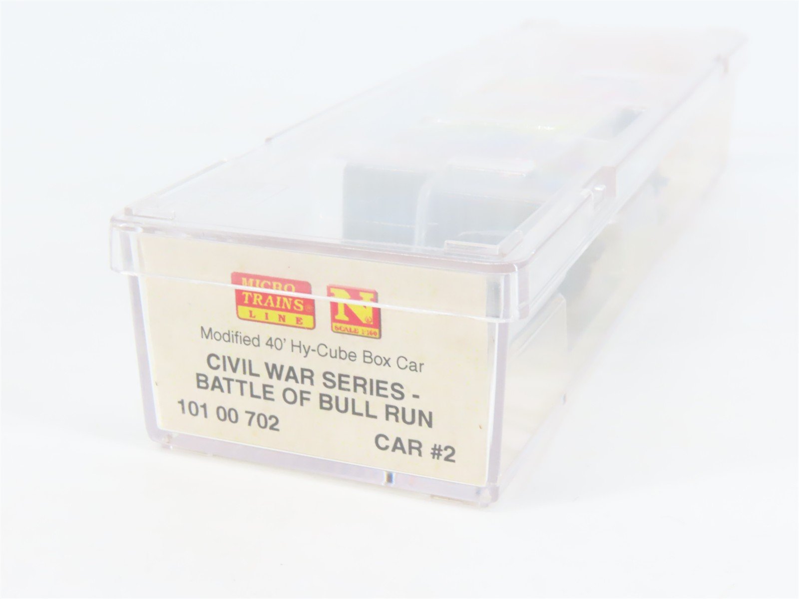 N Scale Micro-Trains MTL 10100702 Civil War Series Battle of Bull Run Box Car #2