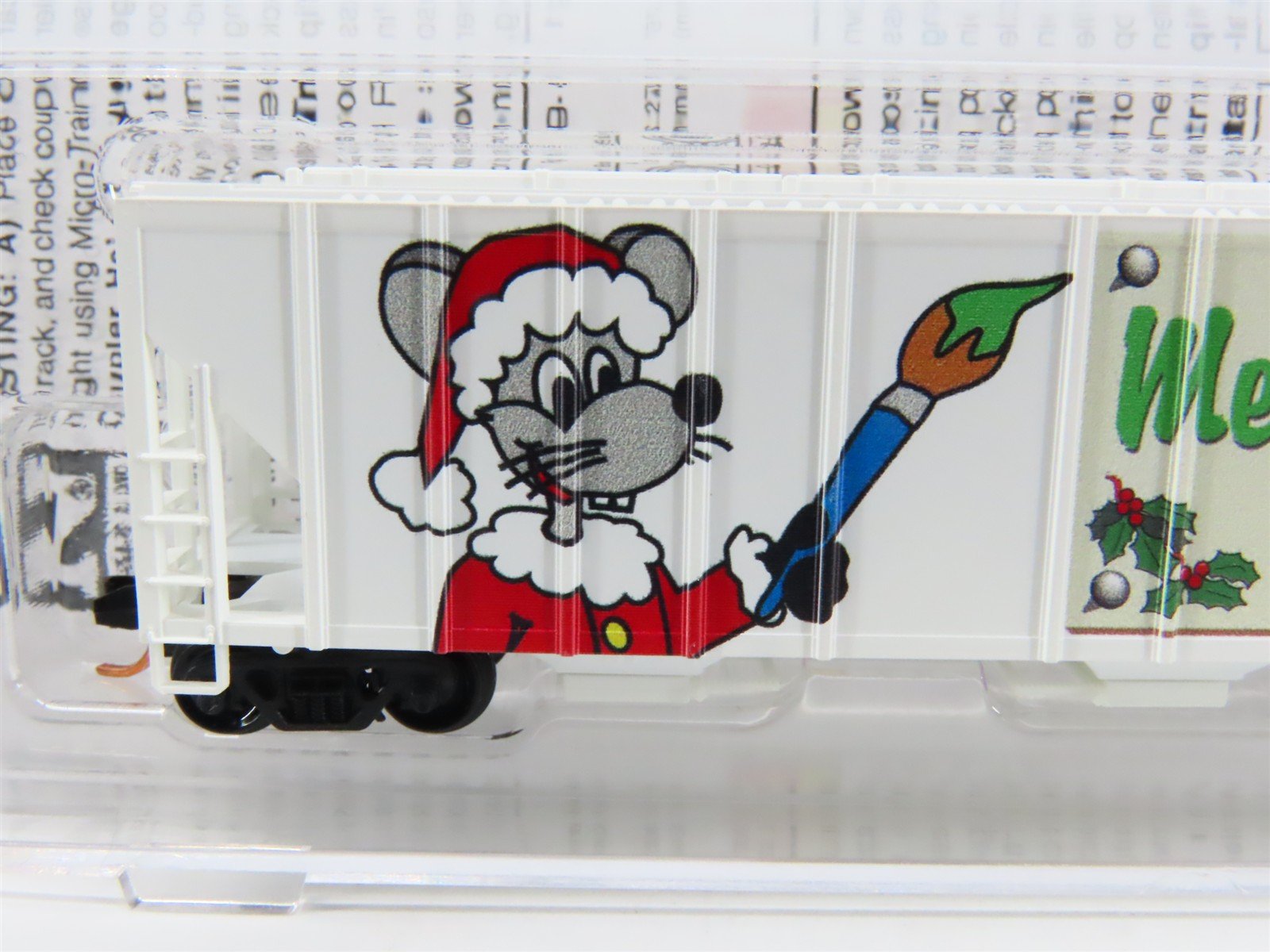 N Micro-Trains MTL 09900120 Merry Christmas From Micro Mouse 3-Bay Hopper #2011