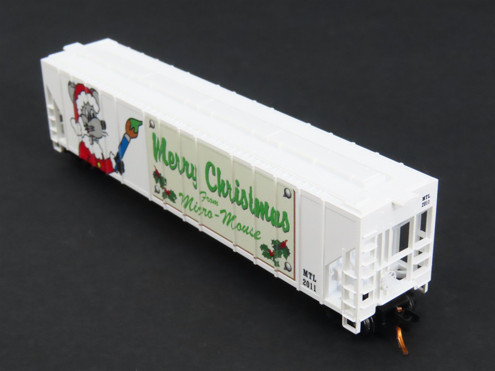 N Micro-Trains MTL 09900120 Merry Christmas From Micro Mouse 3-Bay Hopper #2011