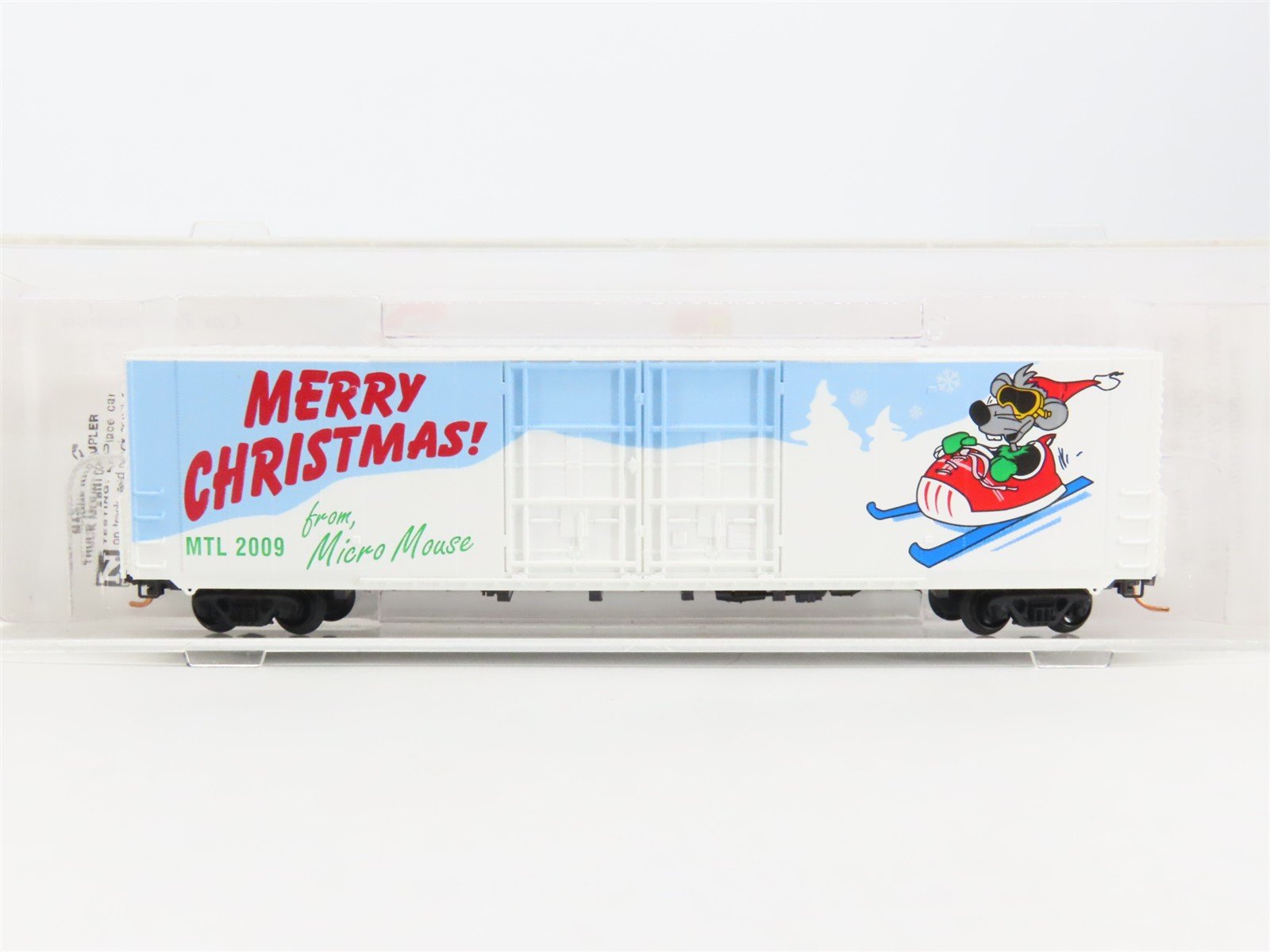 N Scale Micro-Trains MTL 10200100 Merry Christmas From Micro Mouse Box Car #2009