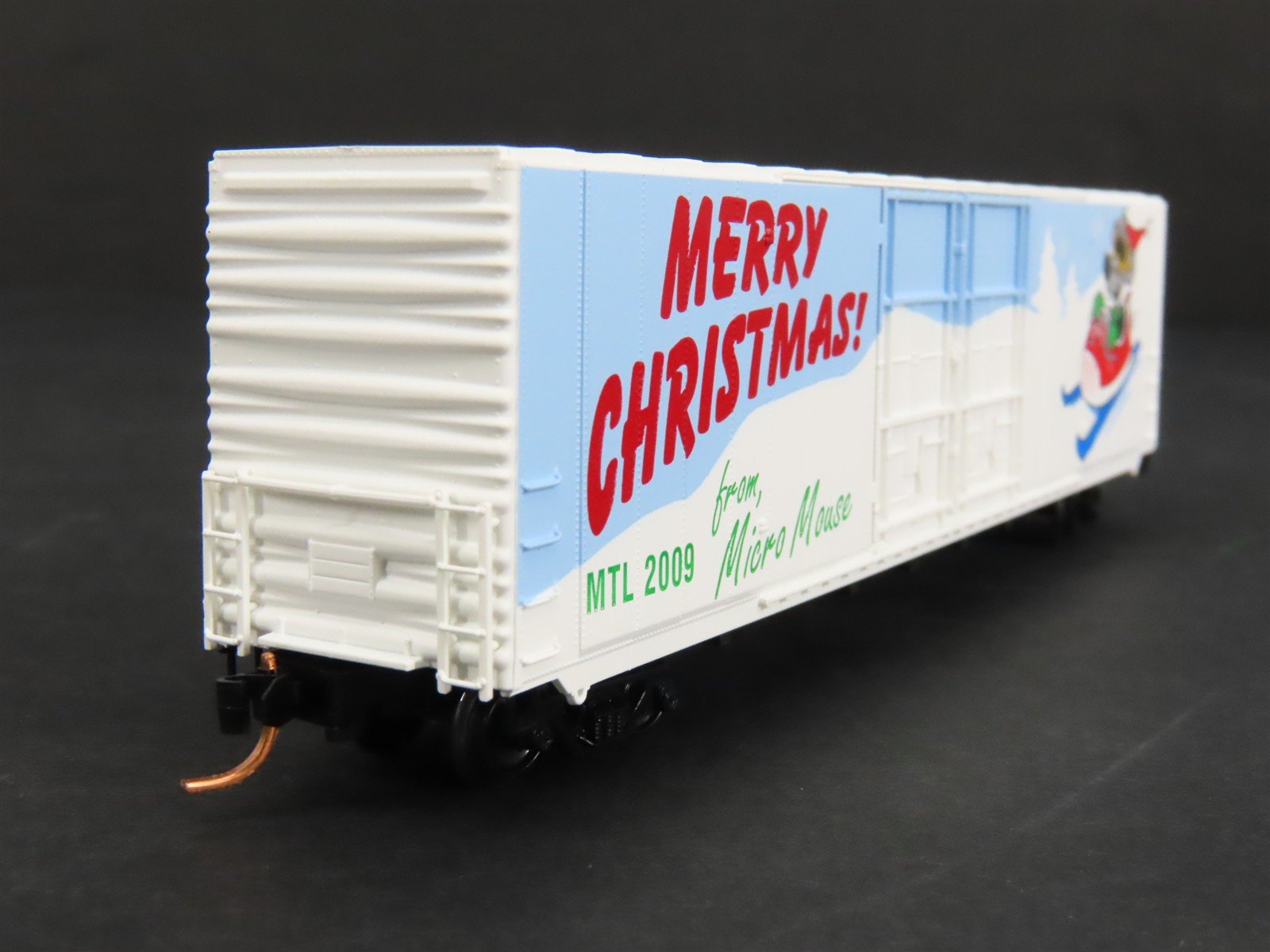 N Scale Micro-Trains MTL 10200100 Merry Christmas From Micro Mouse Box Car #2009