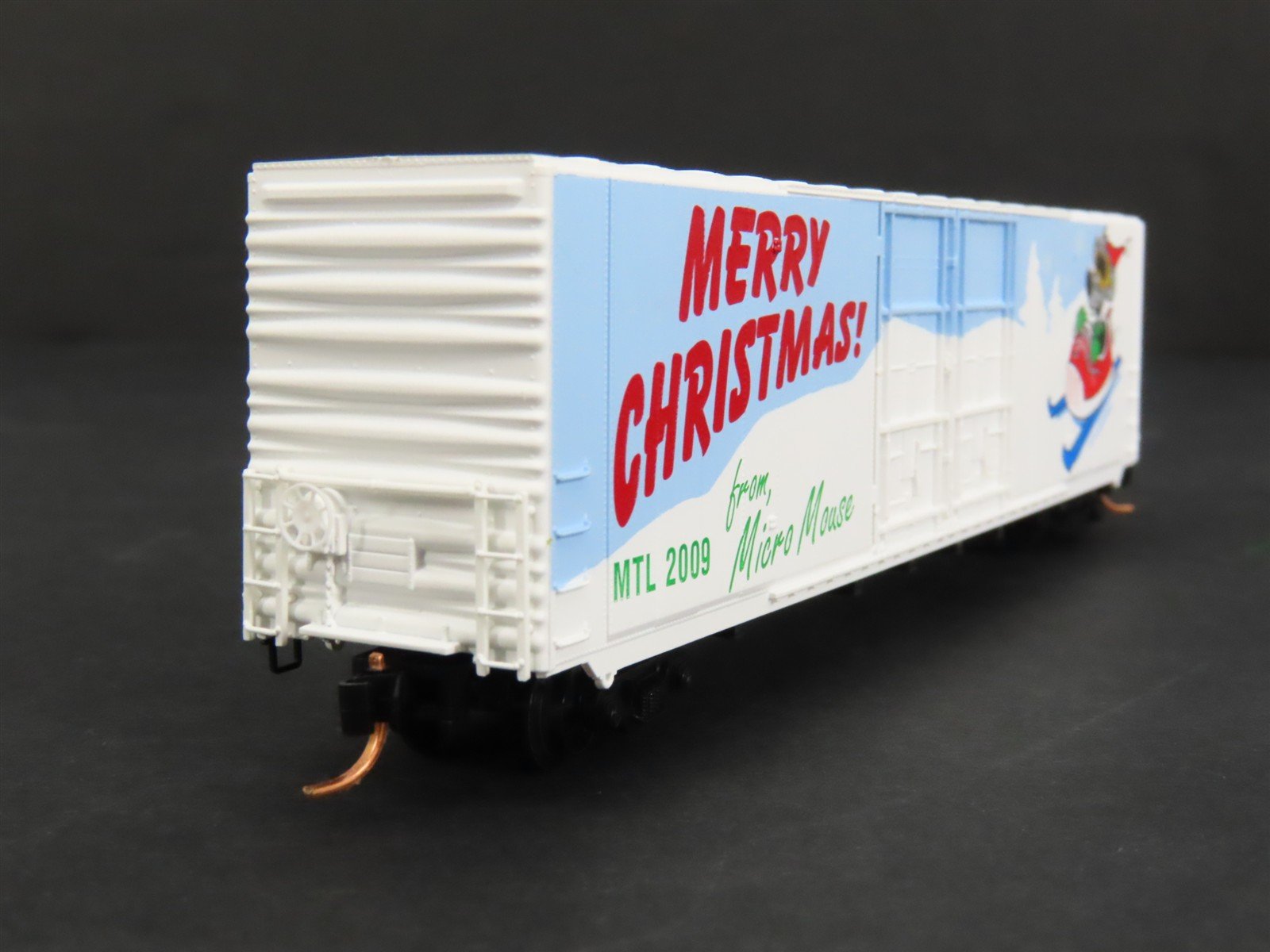 N Scale Micro-Trains MTL 10200100 Merry Christmas From Micro Mouse Box Car #2009