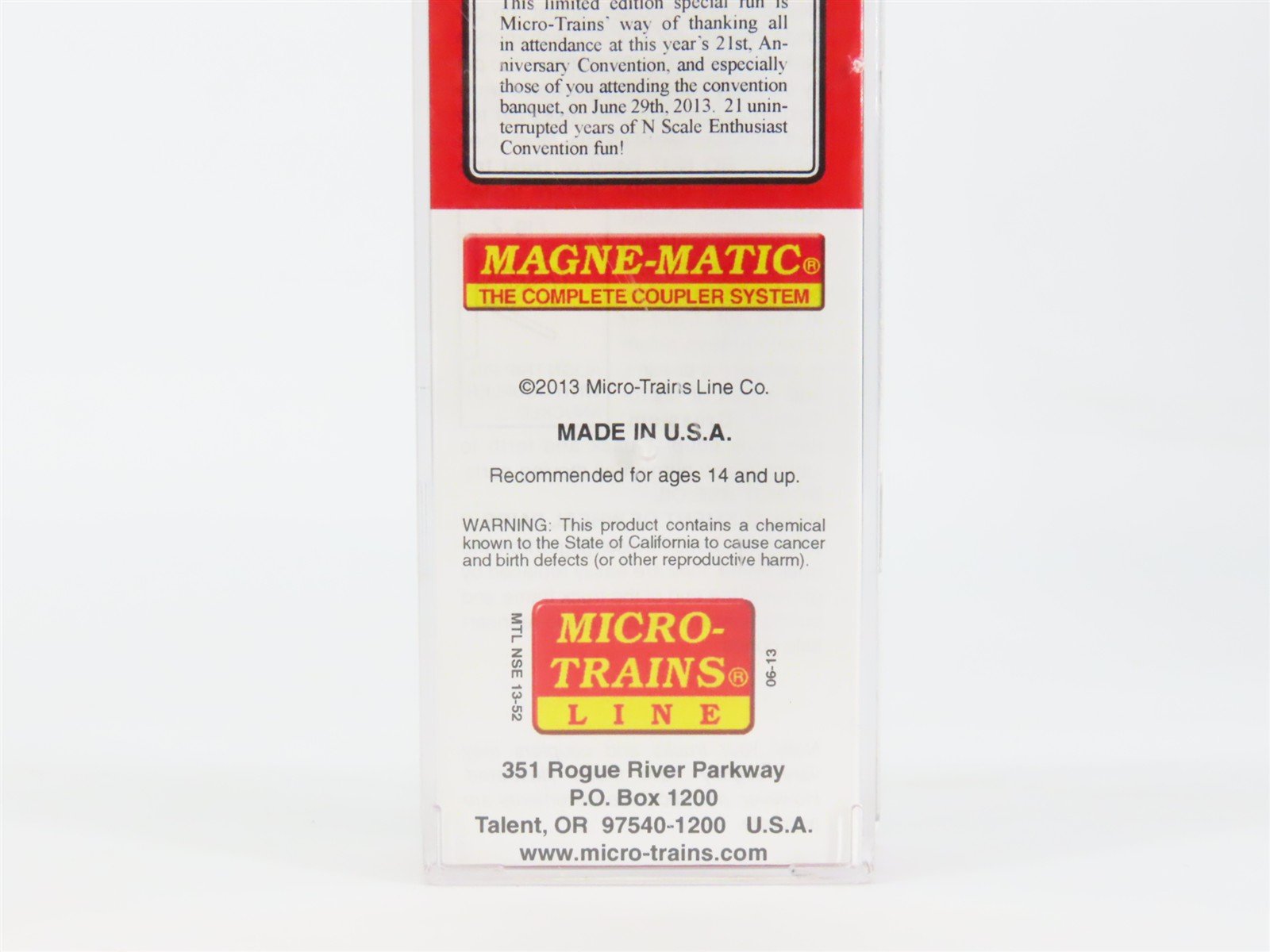 N Micro-Trains MTL NSE 13-52 MILW Milwaukee Flat Car w/ Wisconsin Cheese Load