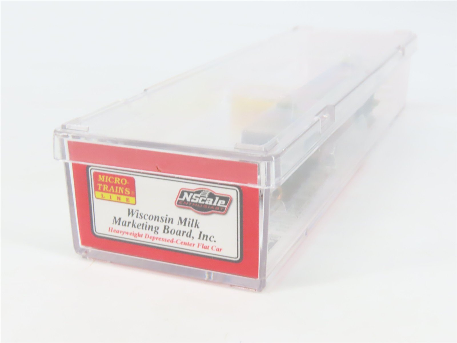 N Micro-Trains MTL NSE 13-52 MILW Milwaukee Flat Car w/ Wisconsin Cheese Load
