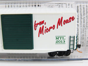 N Scale Micro-Trains MTL 10100730 Merry Christmas From Micro Mouse Box Car #2013