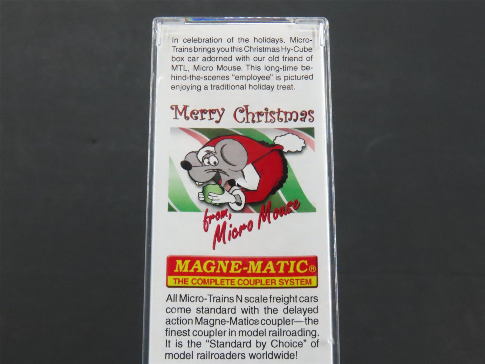 N Scale Micro-Trains MTL 10100730 Merry Christmas From Micro Mouse Box Car #2013