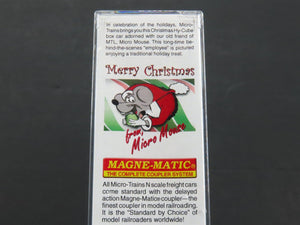 N Scale Micro-Trains MTL 10100730 Merry Christmas From Micro Mouse Box Car #2013
