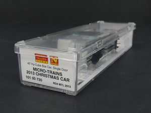 N Scale Micro-Trains MTL 10100730 Merry Christmas From Micro Mouse Box Car #2013