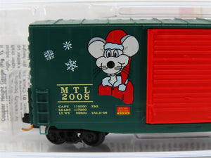 N Scale Micro-Trains MTL 10100070 Merry Christmas From Micro Mouse Box Car #2008