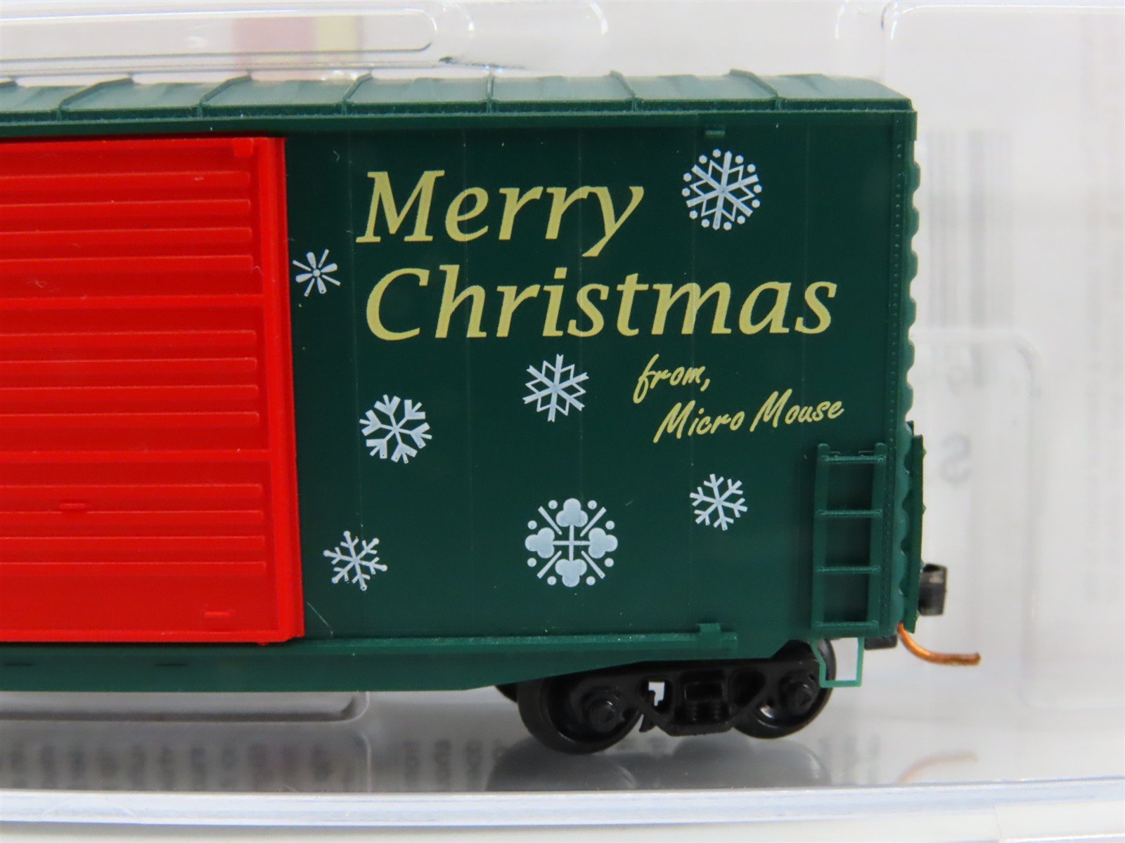 N Scale Micro-Trains MTL 10100070 Merry Christmas From Micro Mouse Box Car #2008