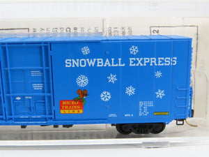 N Scale Micro-Trains MTL 102060 Snowball Express Holiday 60' Box Car #1998