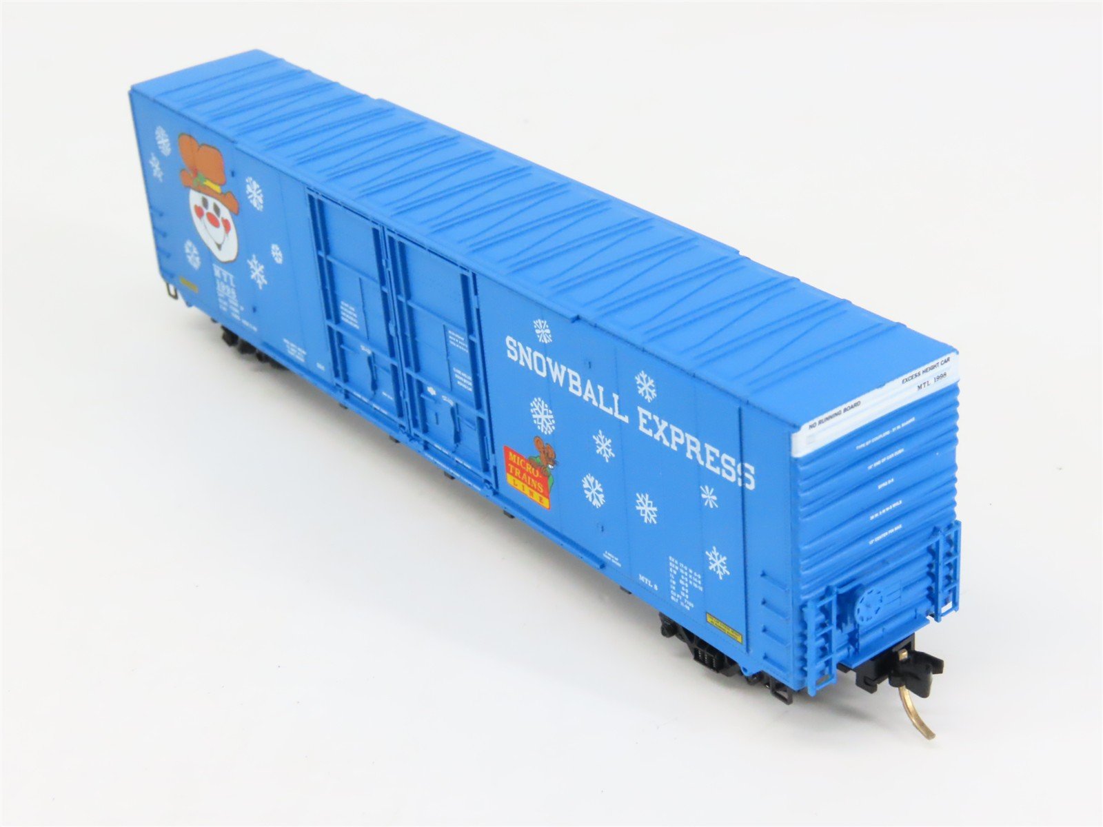 N Scale Micro-Trains MTL 102060 Snowball Express Holiday 60' Box Car #1998
