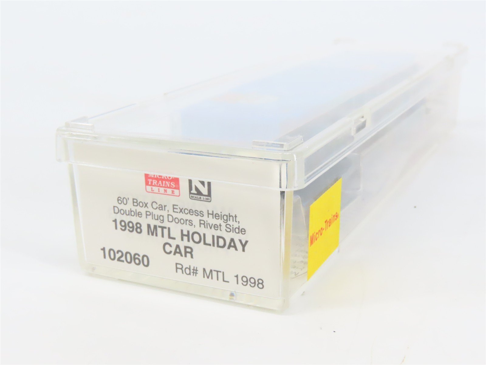 N Scale Micro-Trains MTL 102060 Snowball Express Holiday 60' Box Car #1998