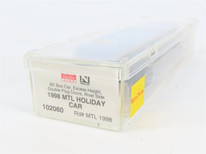 N Scale Micro-Trains MTL 102060 Snowball Express Holiday 60' Box Car #1998