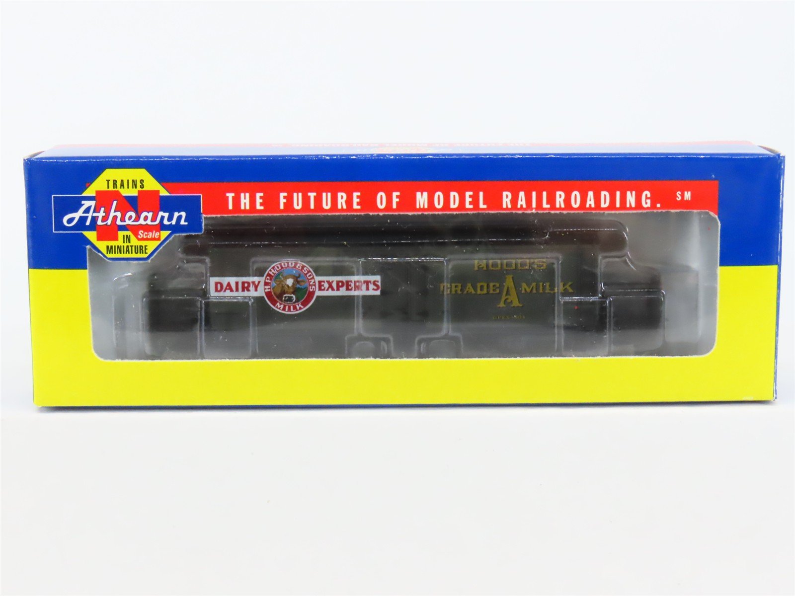 N Scale Athearn 11624 GPEX Hood's Dairy Experts 40' Wood Milk Car #503