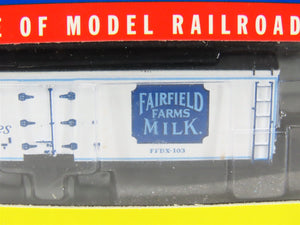 N Scale Athearn 11621 FFDX Fairfield Farms 40' Wood Milk Car #103