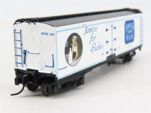 N Scale Athearn 11621 FFDX Fairfield Farms 40' Wood Milk Car #103