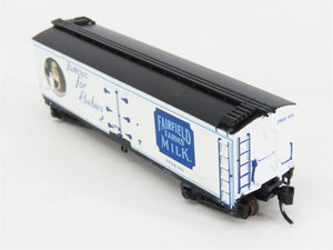 N Scale Athearn 11621 FFDX Fairfield Farms 40' Wood Milk Car #103