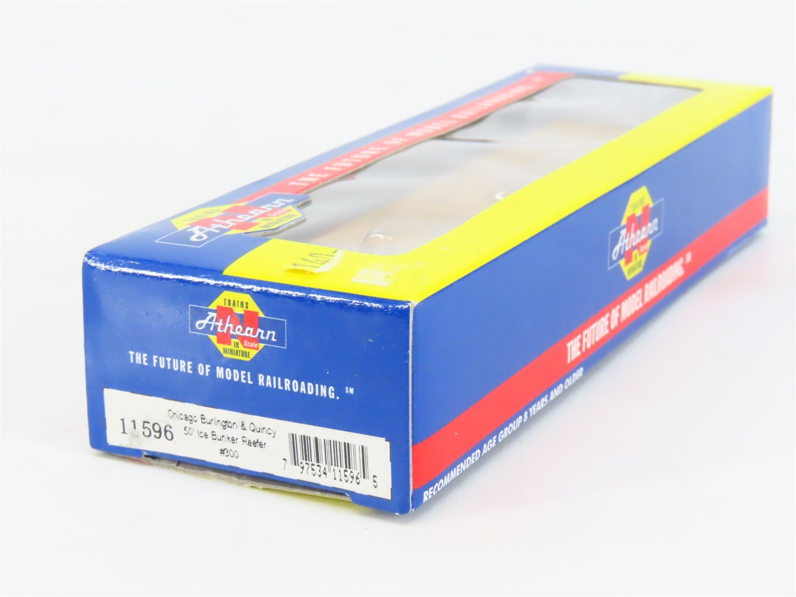 N Scale Athearn 11596 BREX Burlington Route 50' Ice Bunker Reefer #300