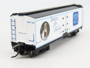 N Scale Athearn 11621 FFDX Fairfield Farms 40' Wood Milk Car #103