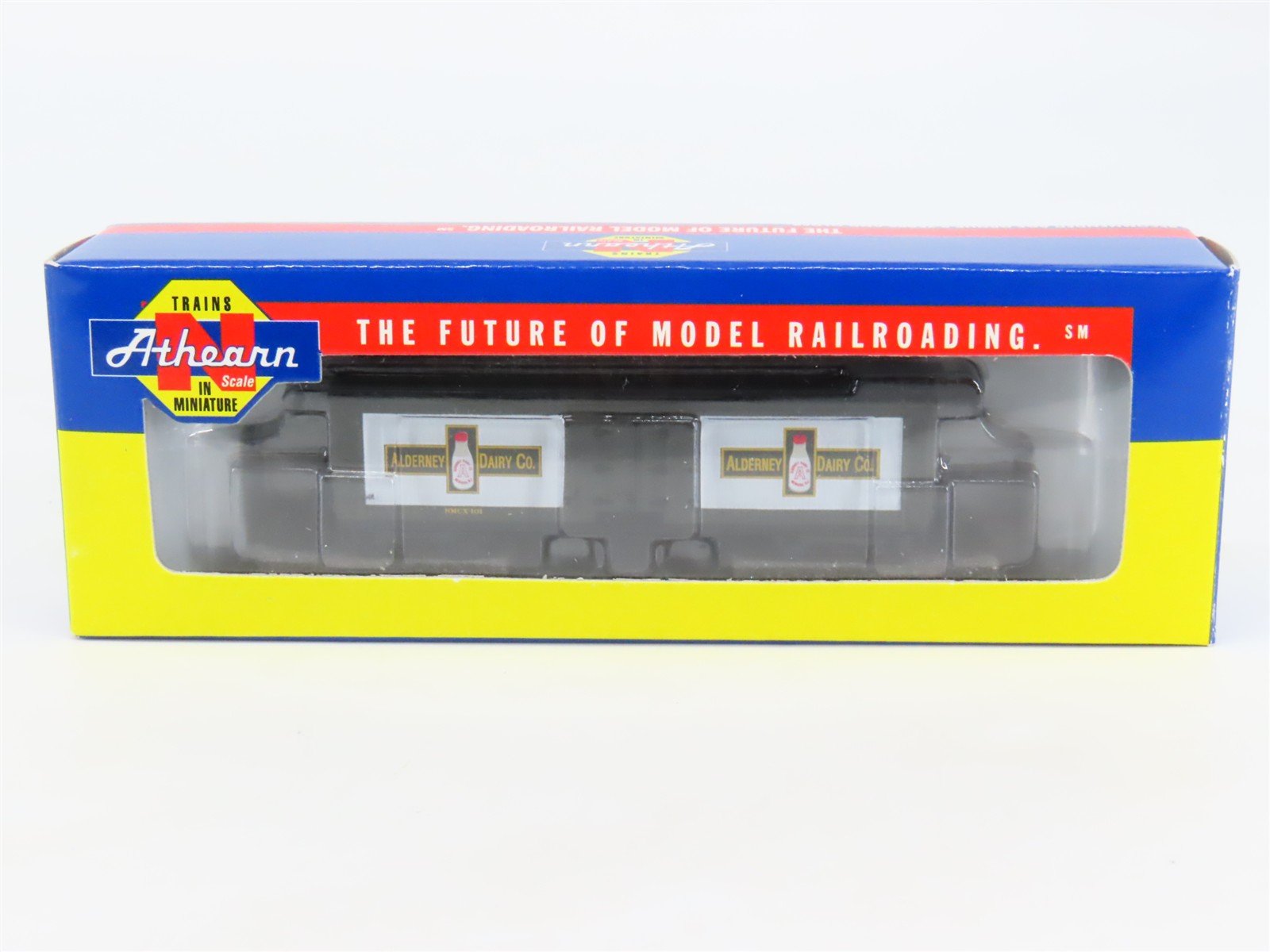 N Scale Athearn 11601 NMCX Alderney Dairy 40' Wood Milk Car #101