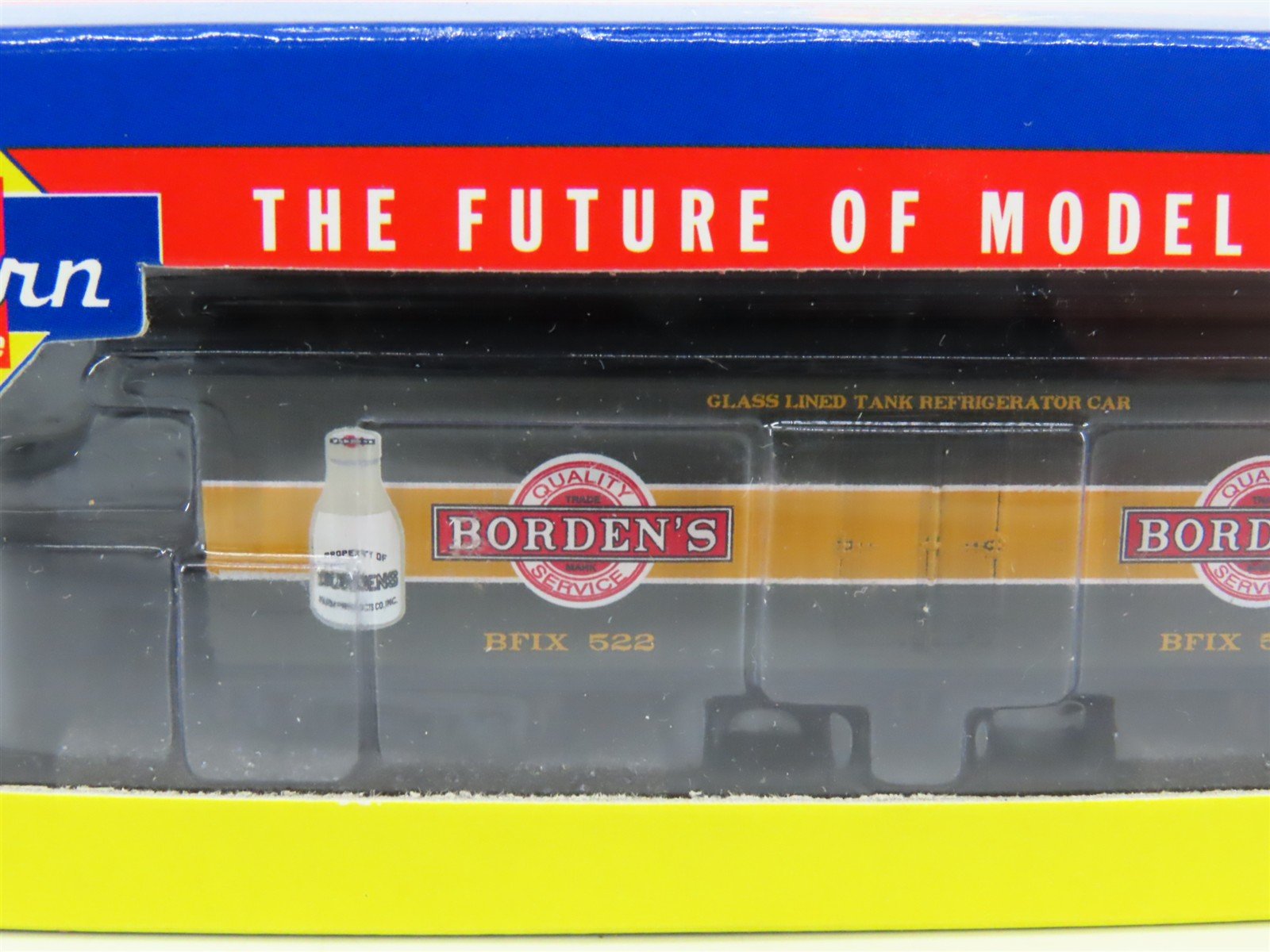 N Scale Athearn 11616 BFIX Borden's Dairy 40' Wood Milk Car #522