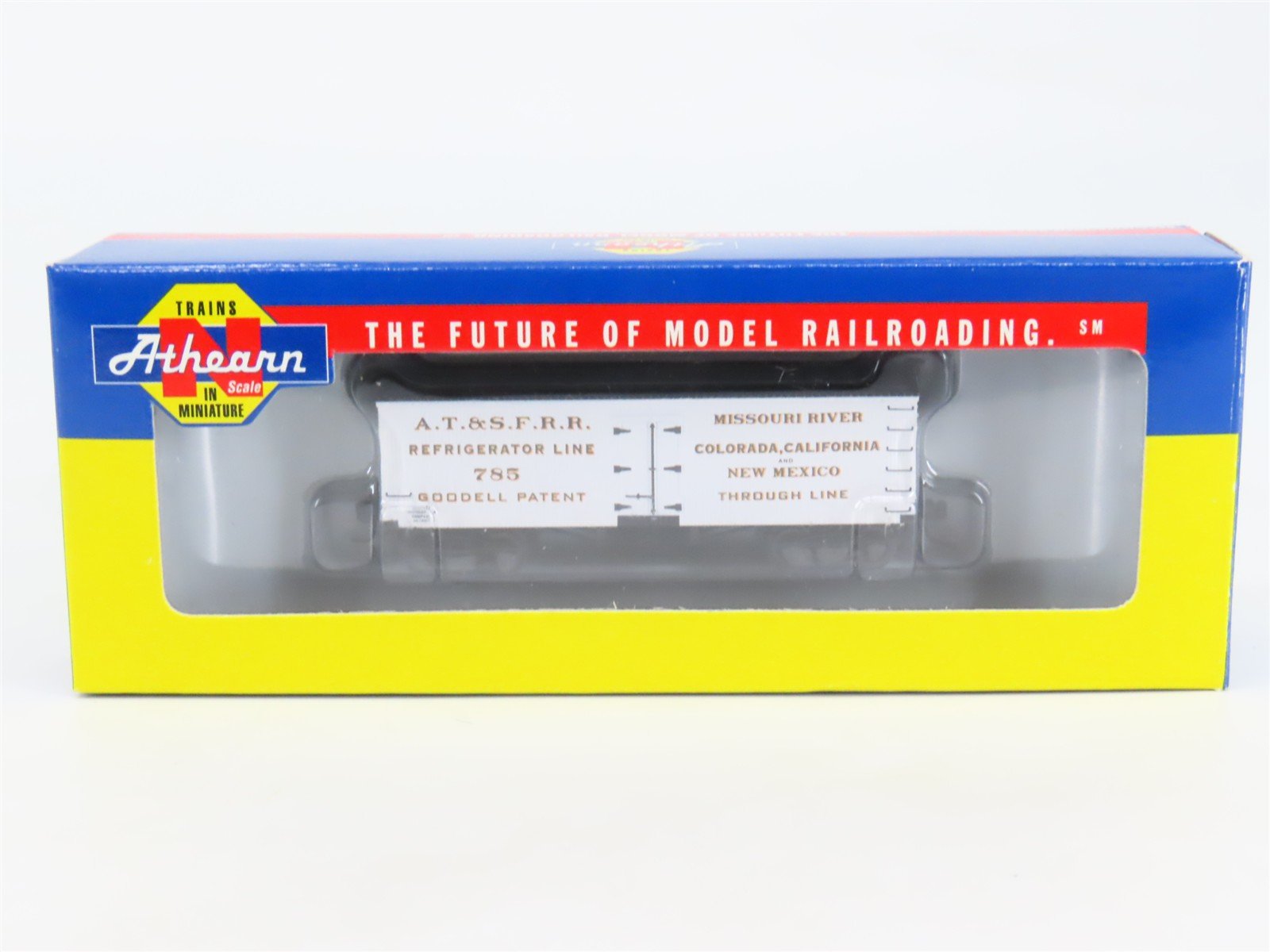 N Scale Athearn 10503 AT&SFRR Santa Fe Railroad 36' Wood Reefer #785