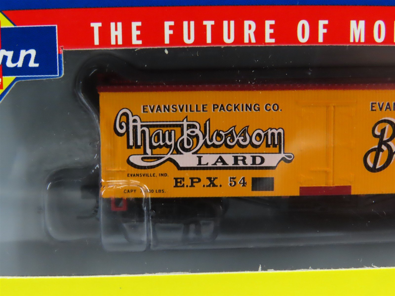 N Scale Athearn 10491 EPX Evansville Packing 36' Wood Reefer #54