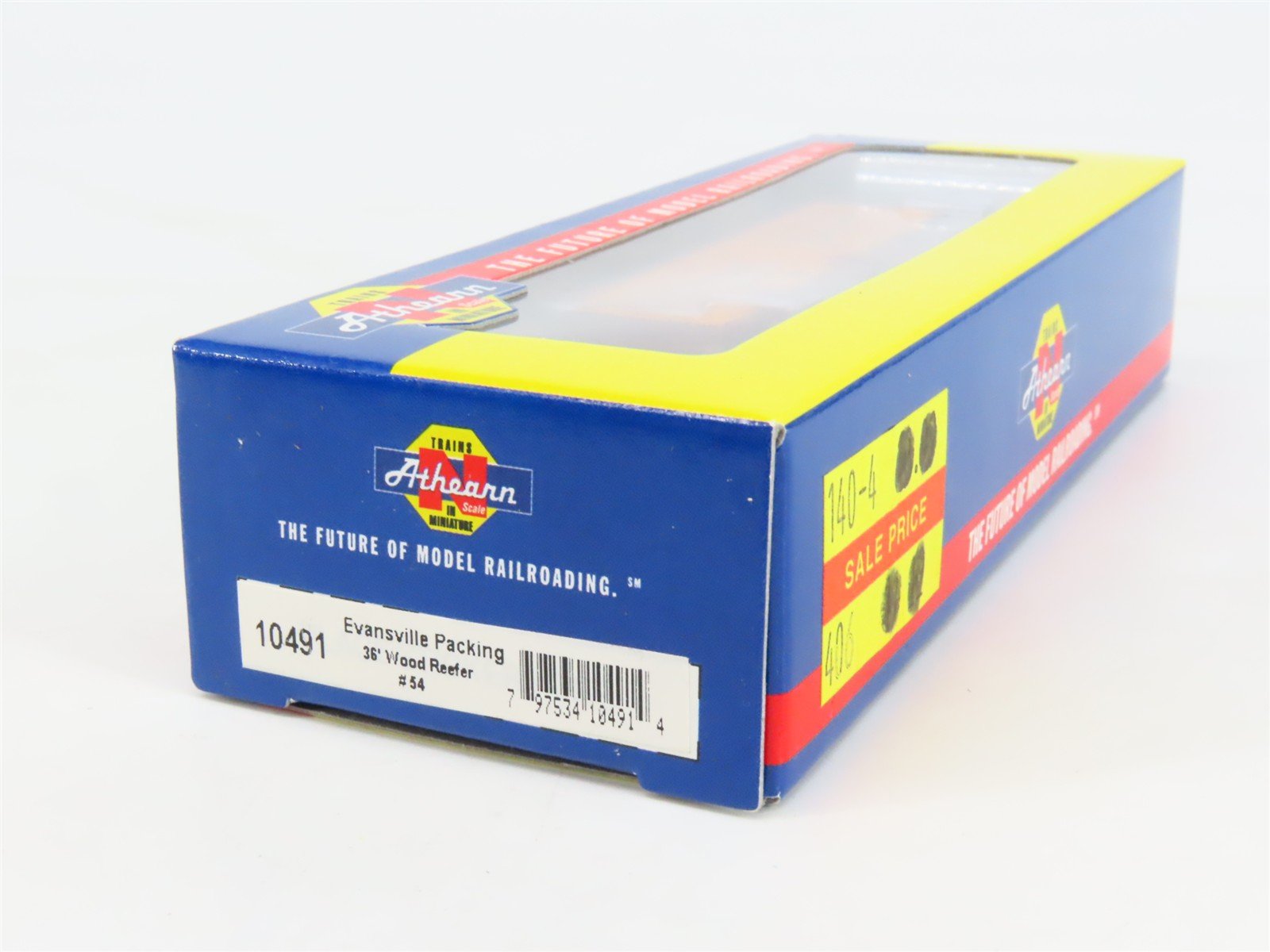 N Scale Athearn 10491 EPX Evansville Packing 36' Wood Reefer #54