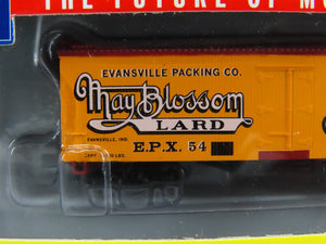 N Scale Athearn 10491 EPX Evansville Packing 36' Wood Reefer #54