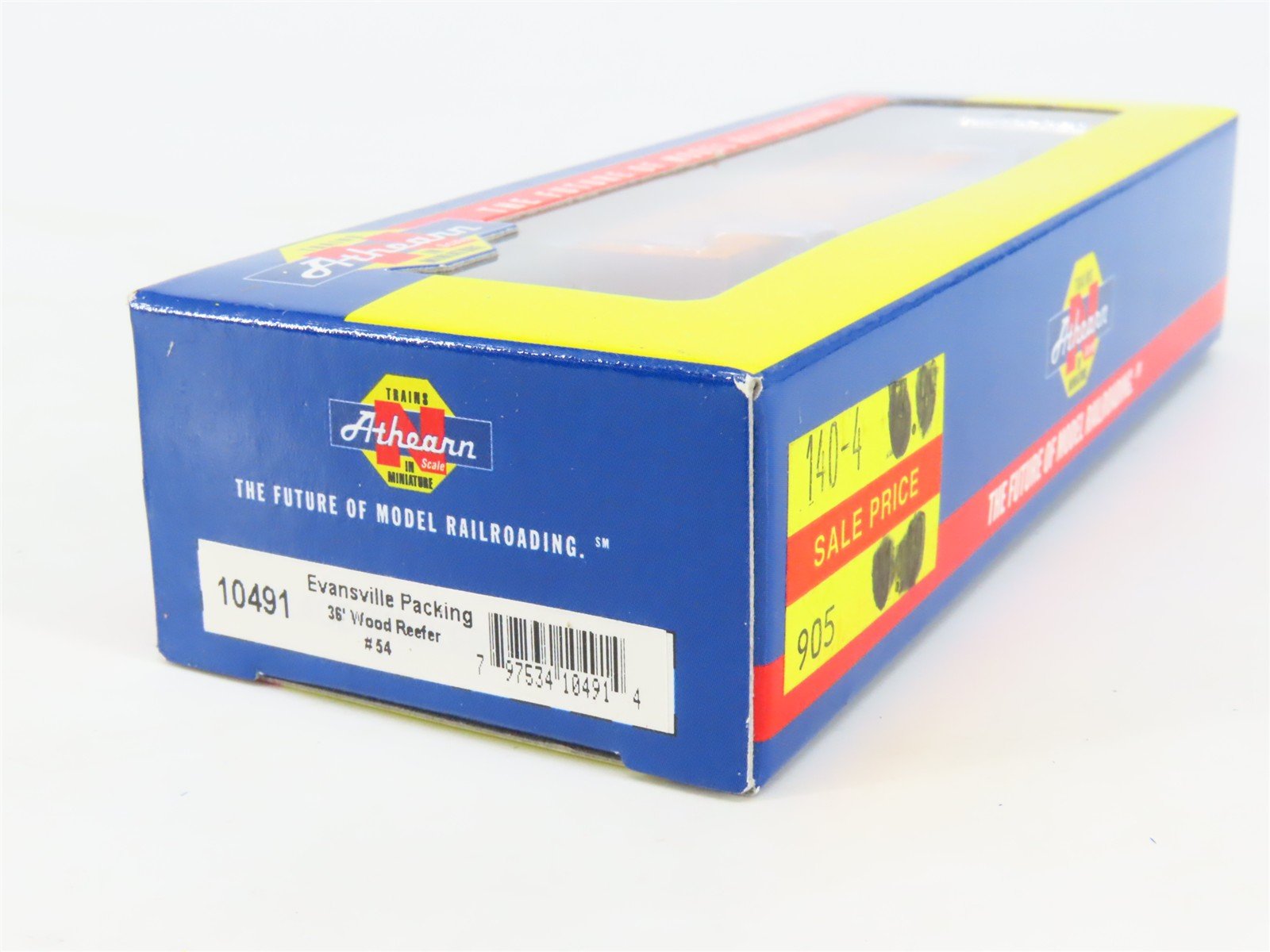 N Scale Athearn 10491 EPX Evansville Packing 36' Wood Reefer #54