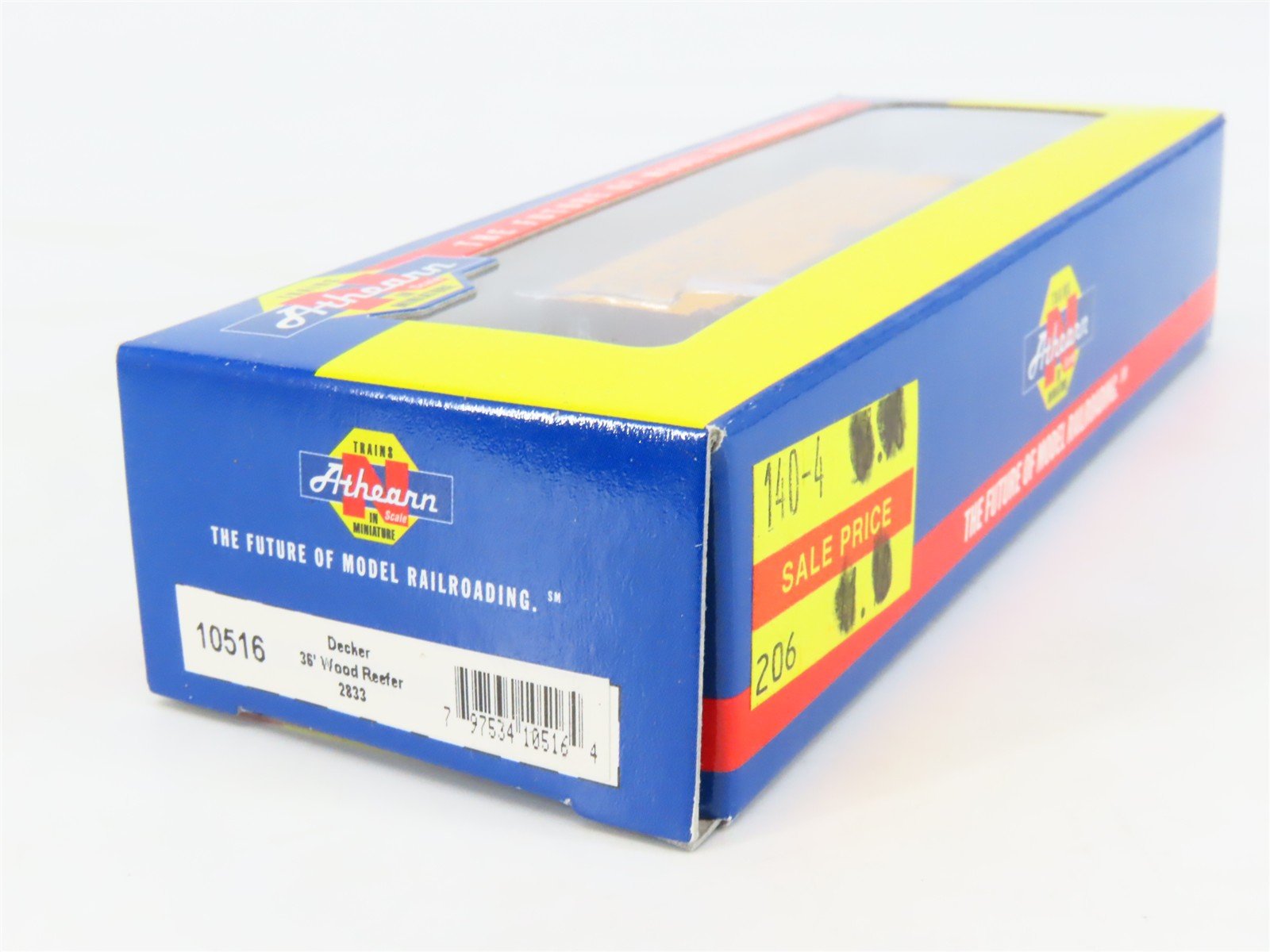 N Scale Athearn 10516 DMRX Decker Mason City Iowa 36' Wood Reefer #2833