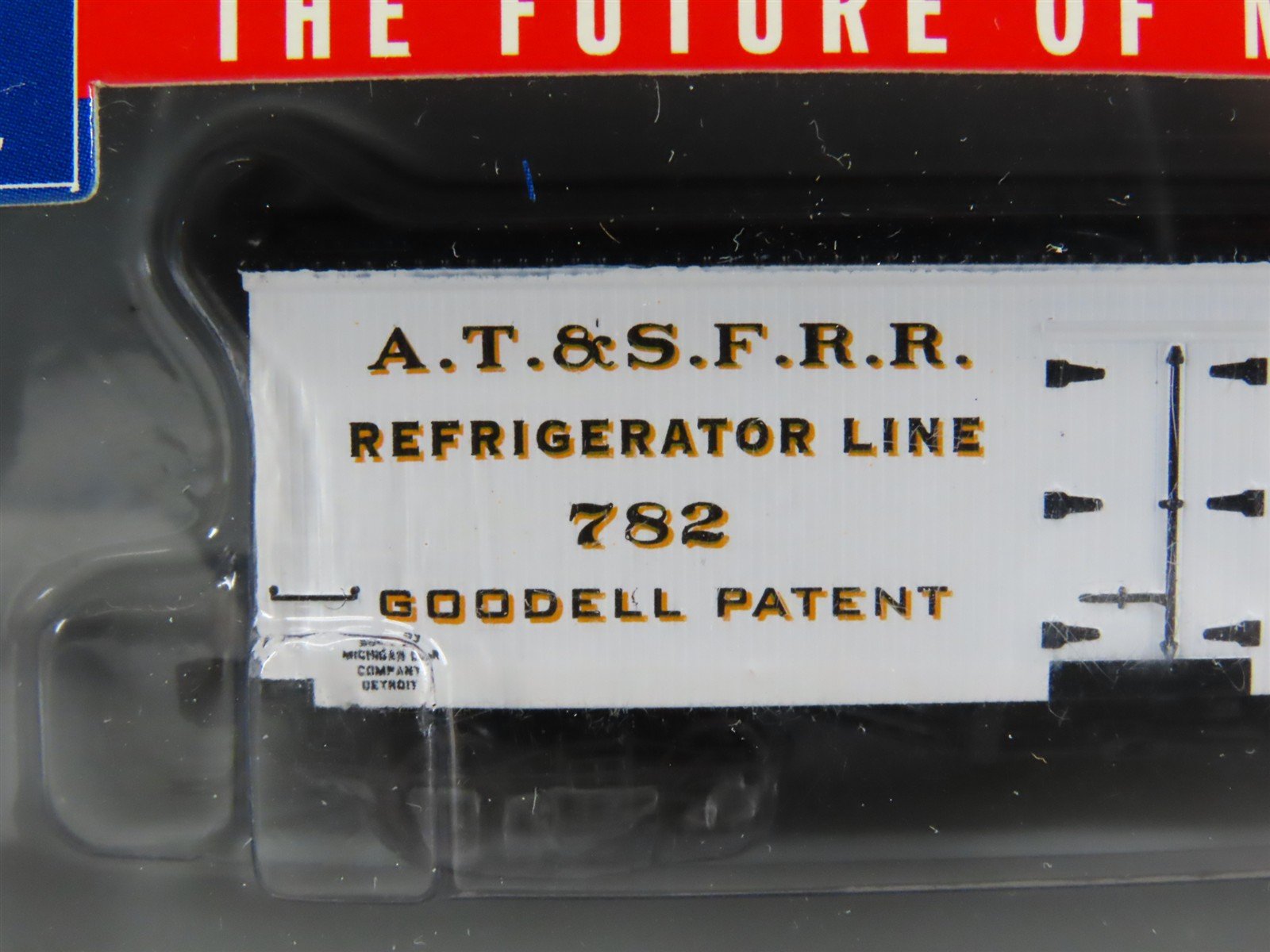 N Scale Athearn 10504 AT&SFRR Santa Fe Railroad 36' Wood Reefer #782