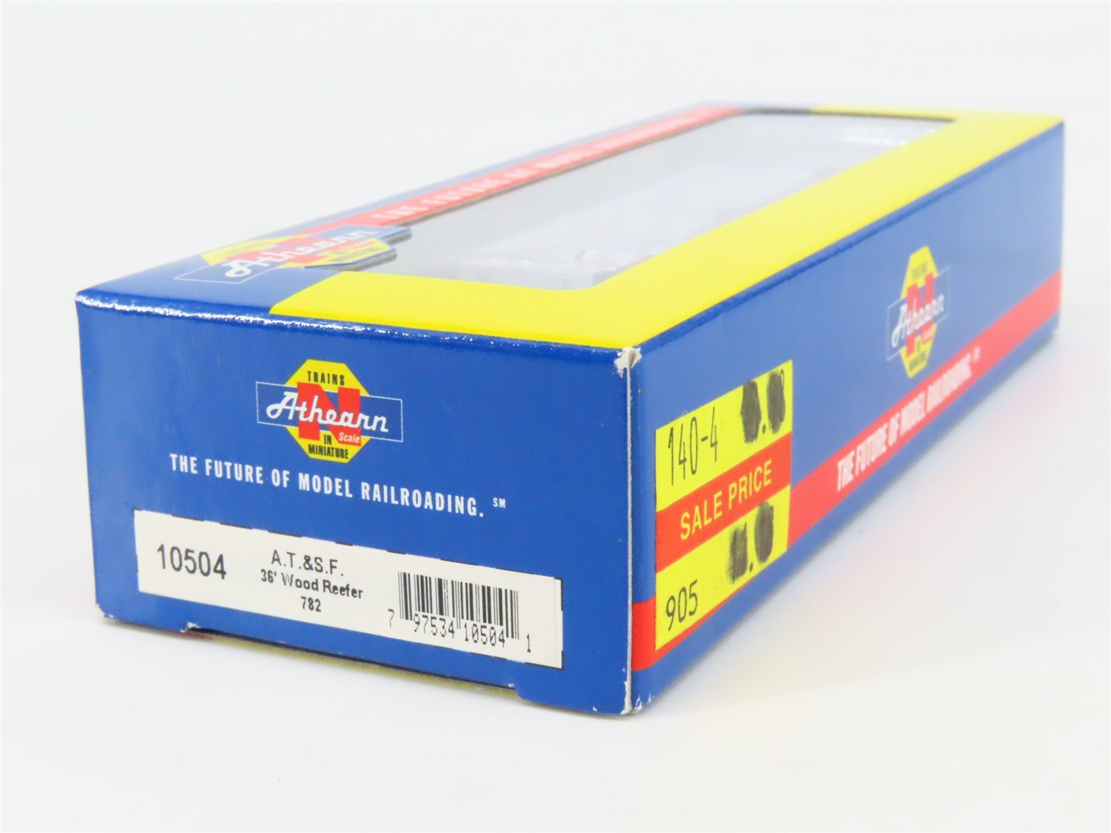 N Scale Athearn 10504 AT&SFRR Santa Fe Railroad 36' Wood Reefer #782