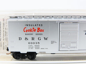 N Scale Micro-Trains MTL 20110 D&RGW Rio Grande Cookie Box 40' Box Car #60035