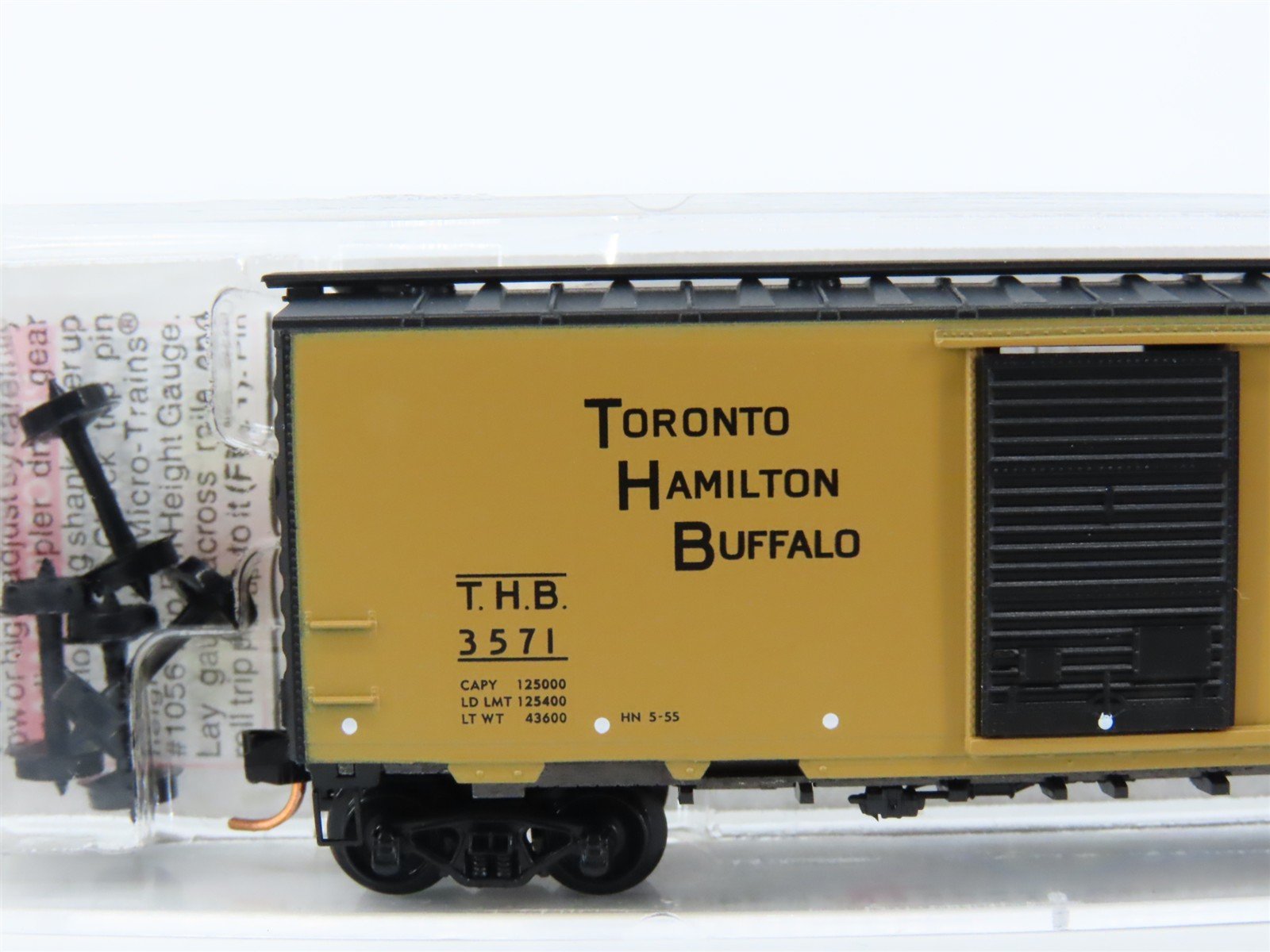 N Scale Micro-Trains MTL 20036 THB Toronto Hamilton & Buffalo 40' Box Car #3571