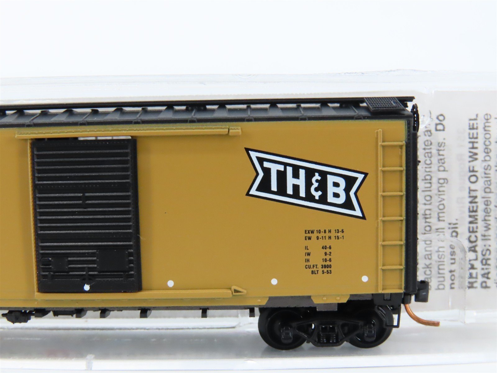 N Scale Micro-Trains MTL 20036 THB Toronto Hamilton & Buffalo 40' Box Car #3571