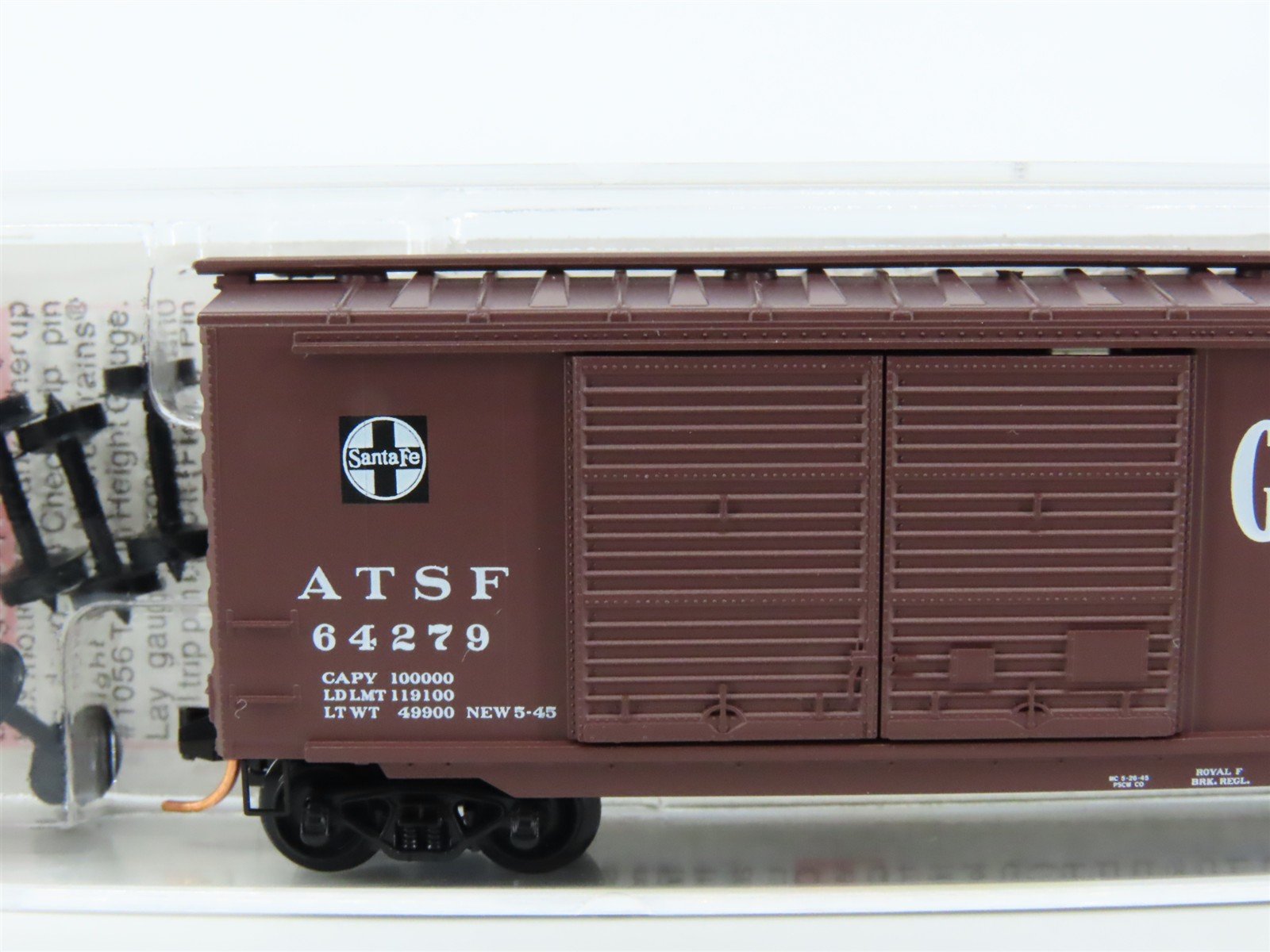 N Scale Micro-Trains MTL 23290 ATSF Santa Fe Grand Canyon 40' Box Car #64279